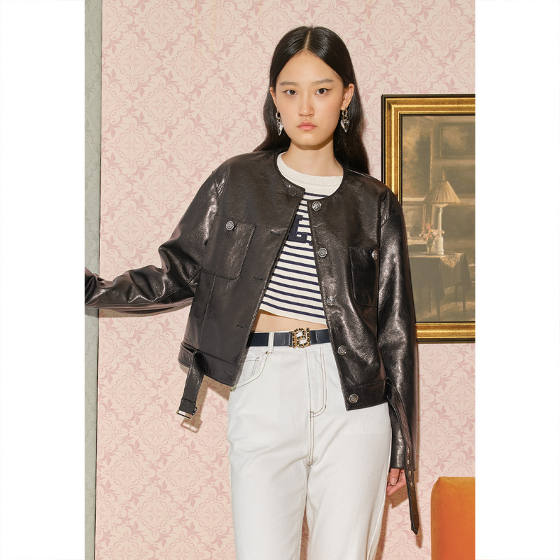 【一口价】 P.salt诗篇可颜2022年冬季新款率性时尚皮衣AC52509700