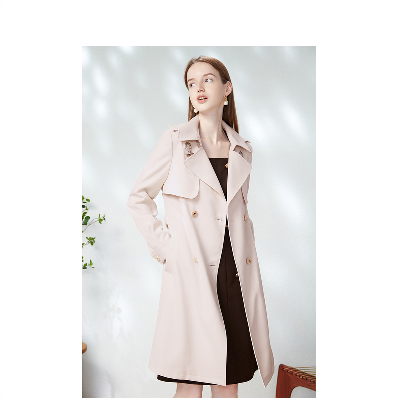 【12.21日发货36-44码预售均已上】音儿美地女装2023春季新款风衣LC63107110