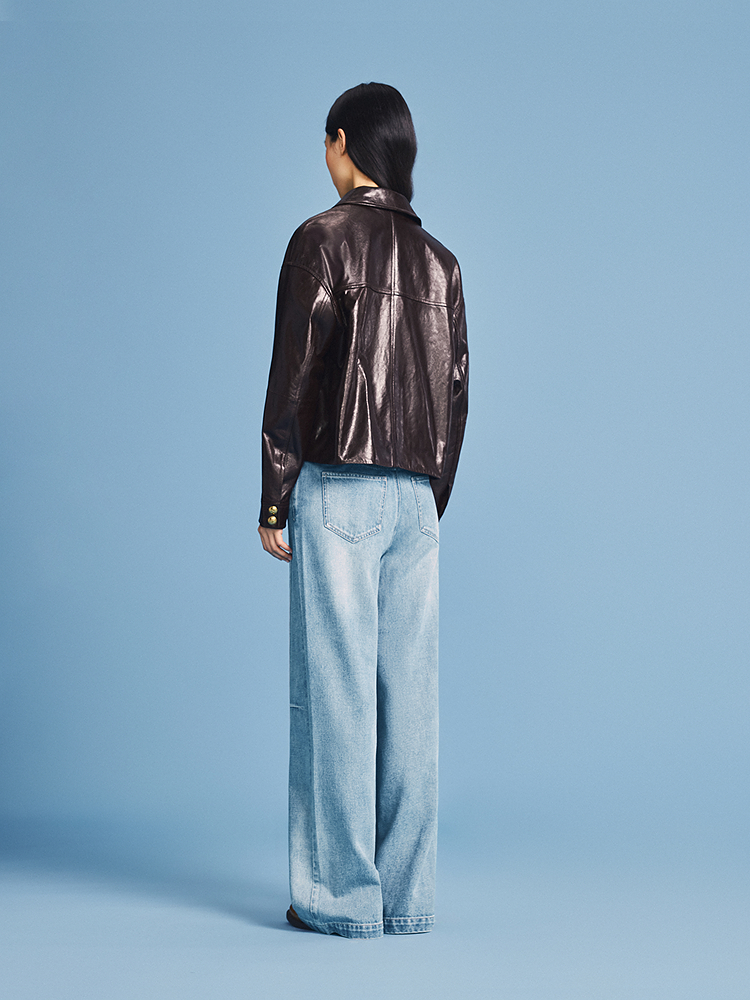 PSALTER诗篇  2026春季新品奢华皮衣外套6C66109313