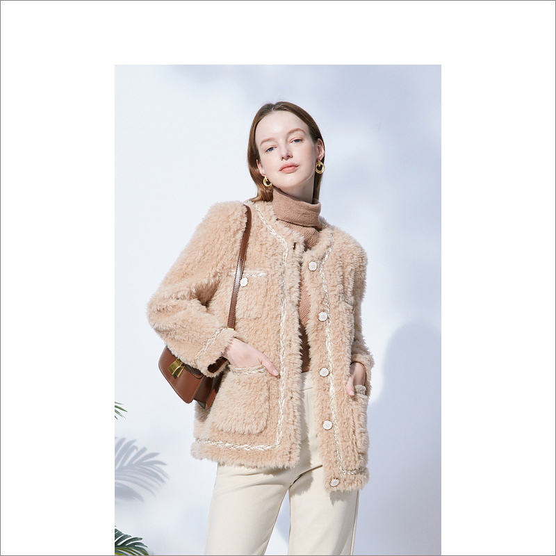 【一口价】【12.15日发货36-44码预售均已上】音儿美地女装2022冬季新款毛呢外套LC62510350