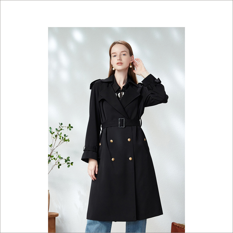 【12.11日发货36-44码预售均已上】音儿美地女装2023春季新款风衣LC33107038