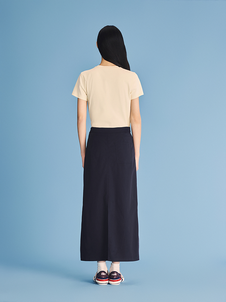 PSALTER诗篇 2026夏季新款工装直筒半身裙6C66250043