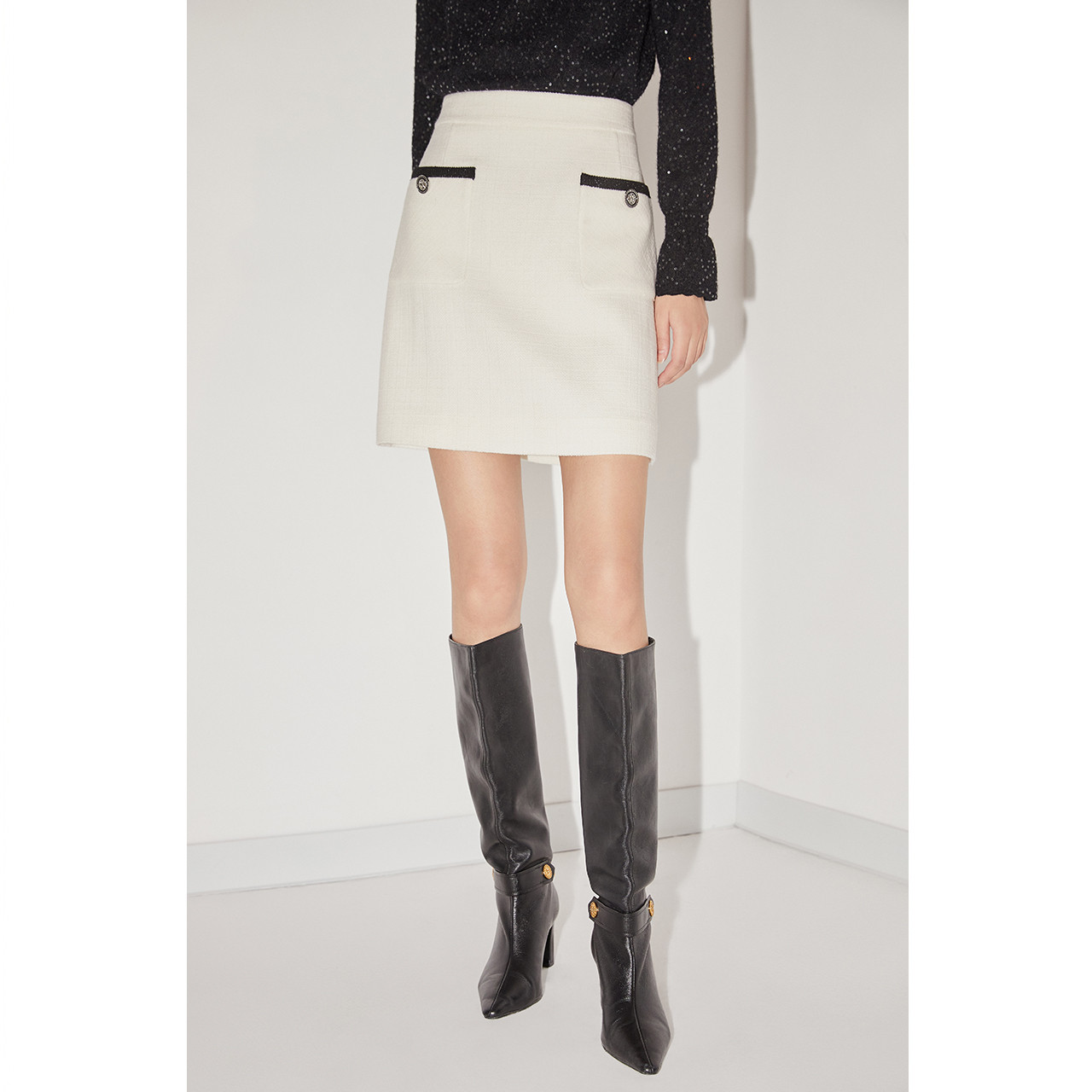 (一口价)恩裳COVER冬季2022新款女裙CC32550540