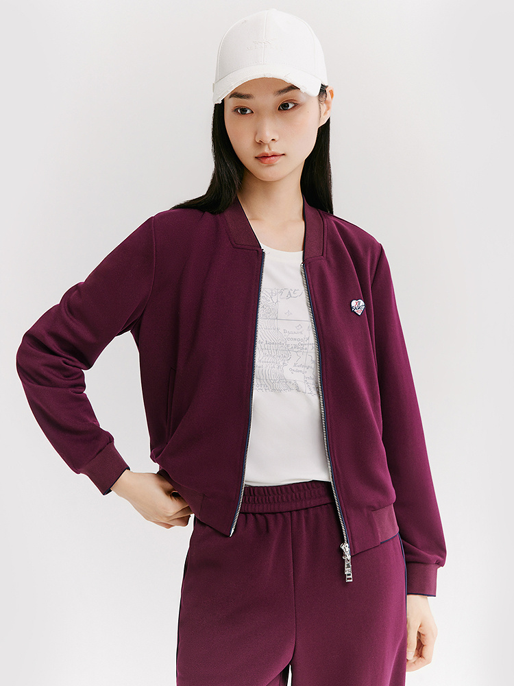 XII BASKET十二篮26春新款运动风拉链休闲百搭棒球服7C67110130