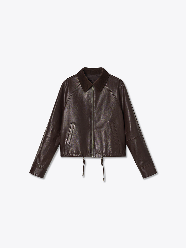 ToyzY2026春季新款复古酷飒羊皮皮衣ZC36109010