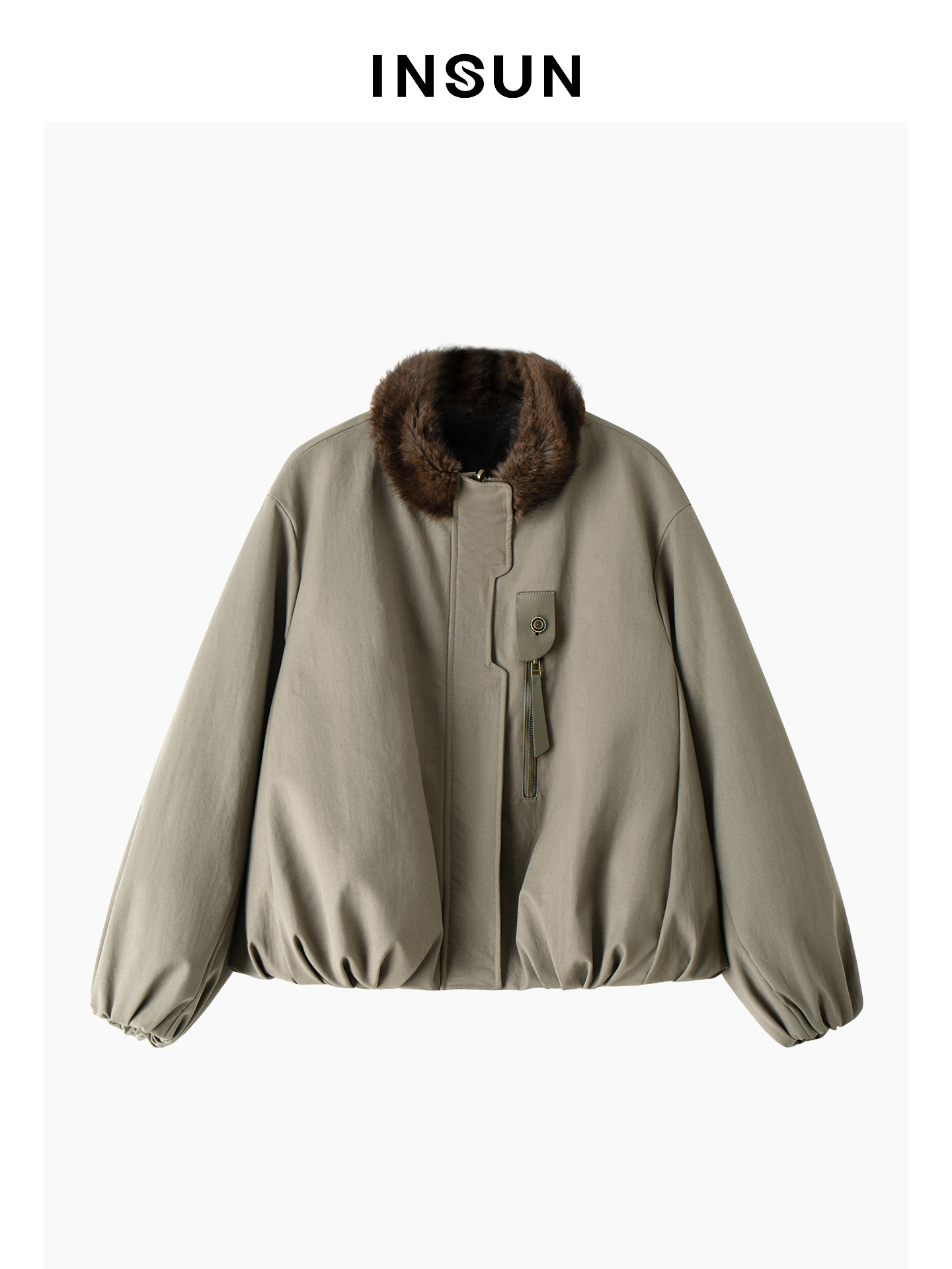 INSUN恩裳2025冬新款皮草9C45509010