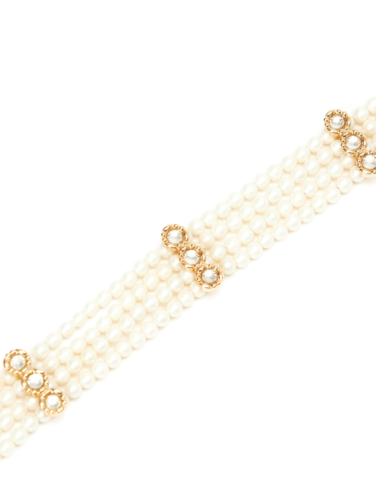 SongofSong歌中歌24春浅金水钻装饰贝珠项链5C34196020