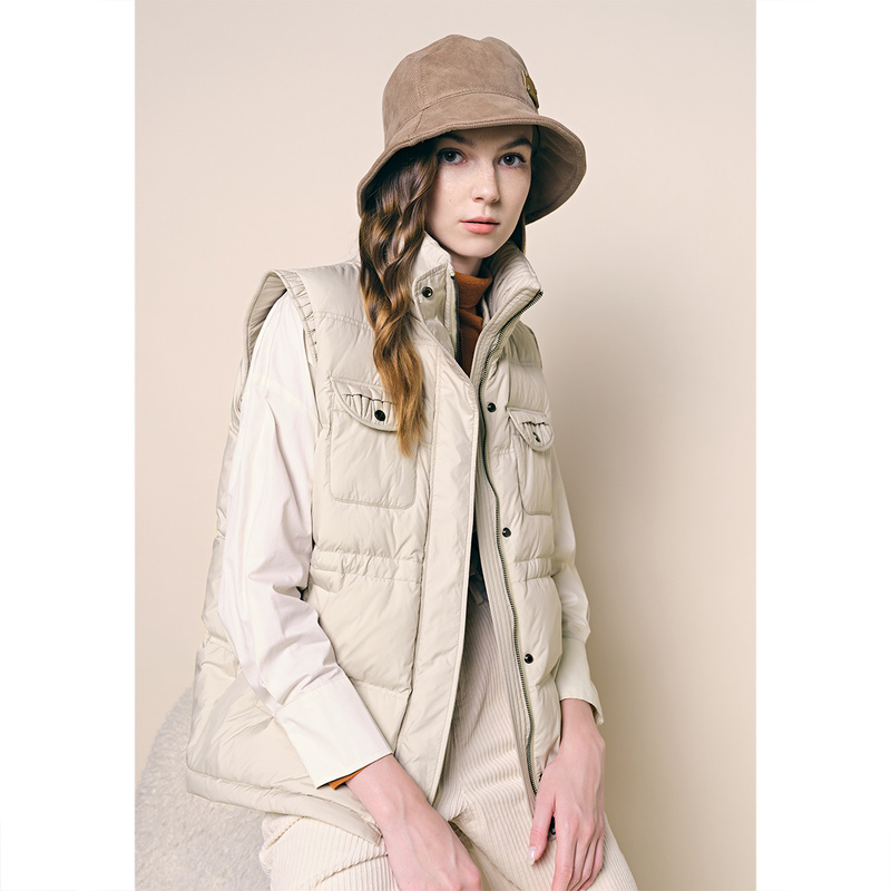 【一口价】P.salt诗篇可颜2022年冬季新款气质百搭羽绒服马夹AC52540010