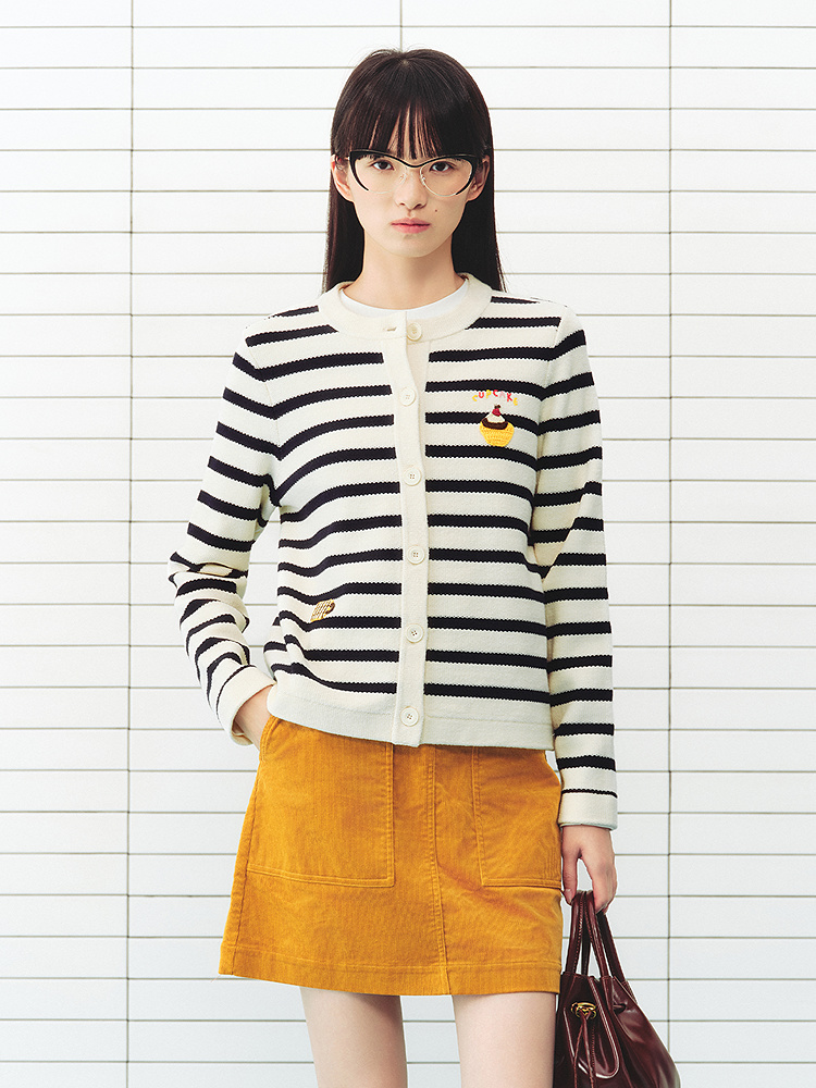 ToyzY2026春季新款趣味蛋糕钩花毛针织衫ZC36106870