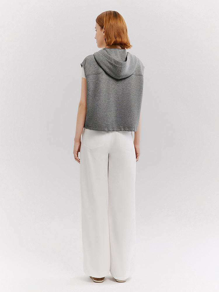 XII BASKET十二篮26春新款连帽无袖拉链卫衣马夹休闲廓形时尚外套7C36101450