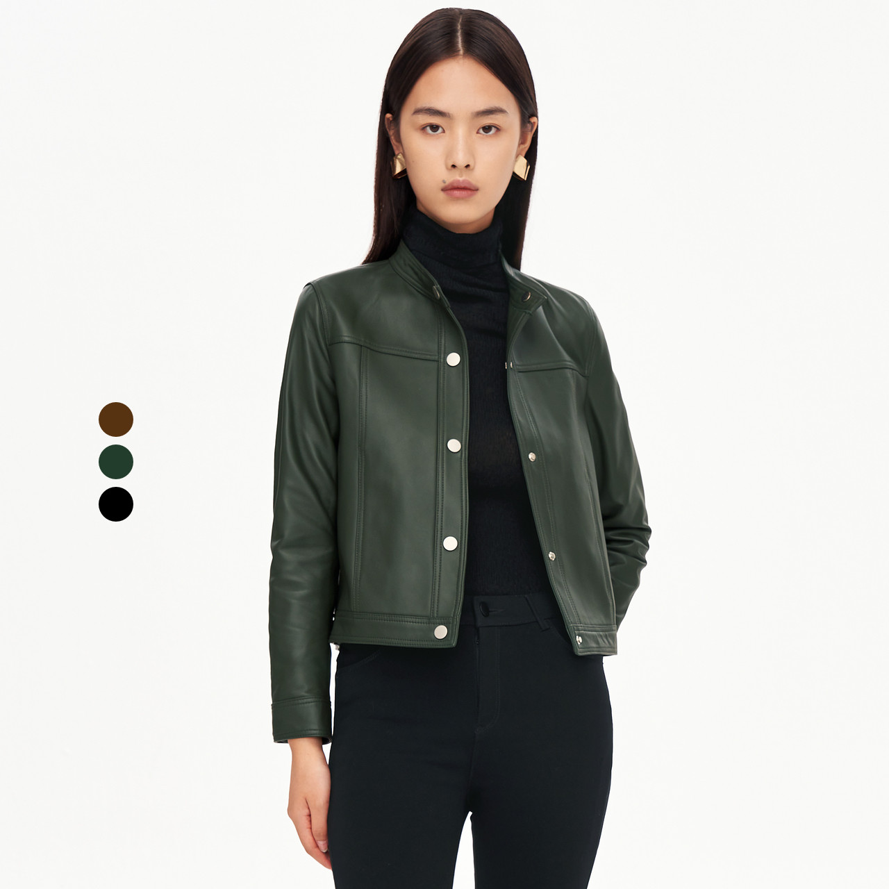 XII BASKET十二篮22年时尚皮外套7C62109060