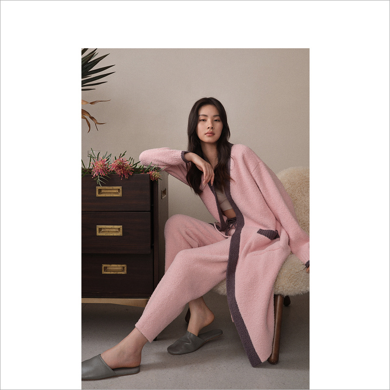 YINER LIFE 小香风毛绒家居睡袍8J52505070
