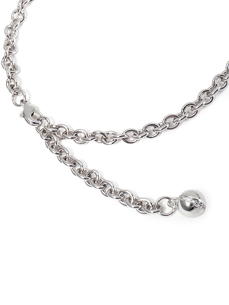 SongofSong歌中歌2025春季银色贝珠项链5C35196010