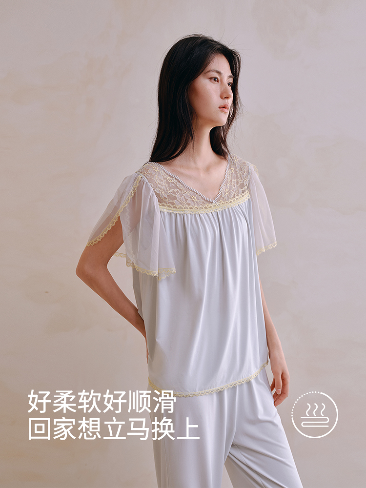 80S莫代尔蕾丝家居套装8J54205090