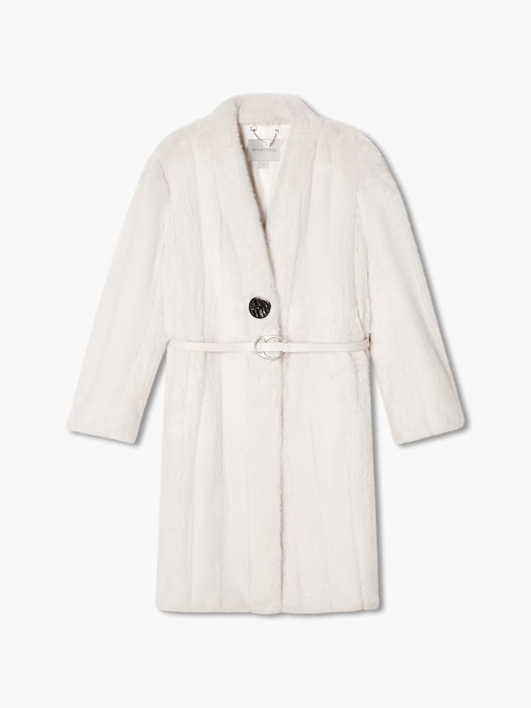 PSALTER诗篇 长款优雅整貂皮草外套6C63509135  