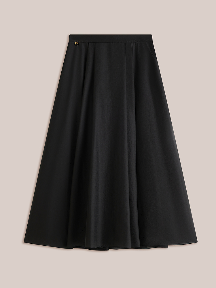 OBBLIGATO奥丽嘉朵2026秋季新款韩国进口哑光垂感高腰显瘦半身裙1C36350130