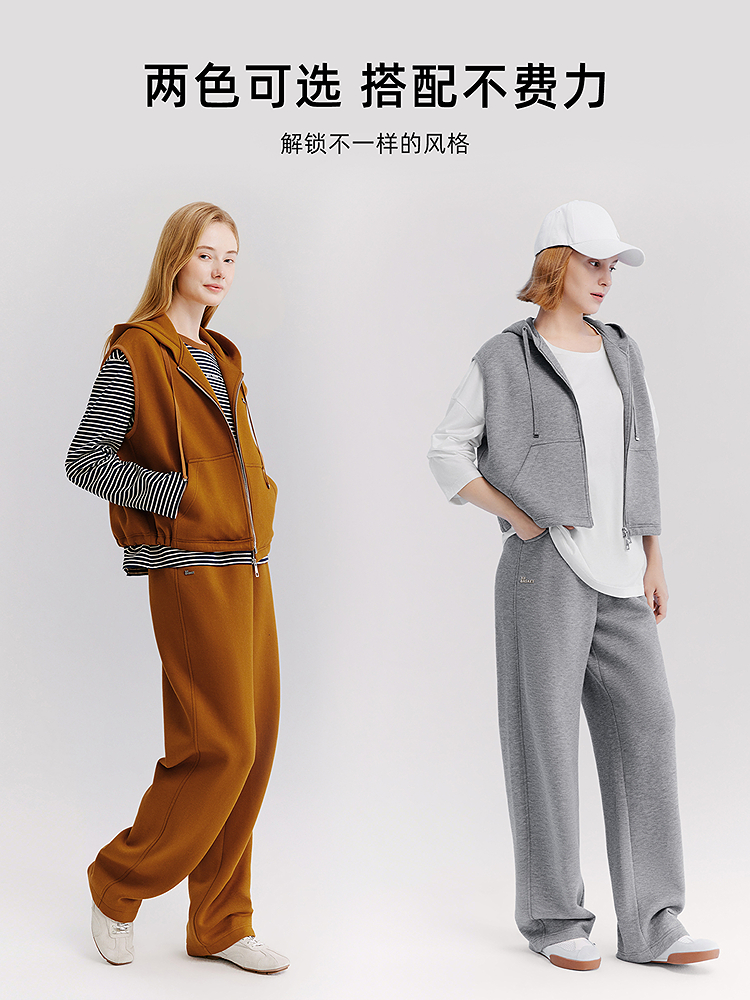 XII BASKET十二篮26冬新款舒适显瘦针织休闲裤7C36520030