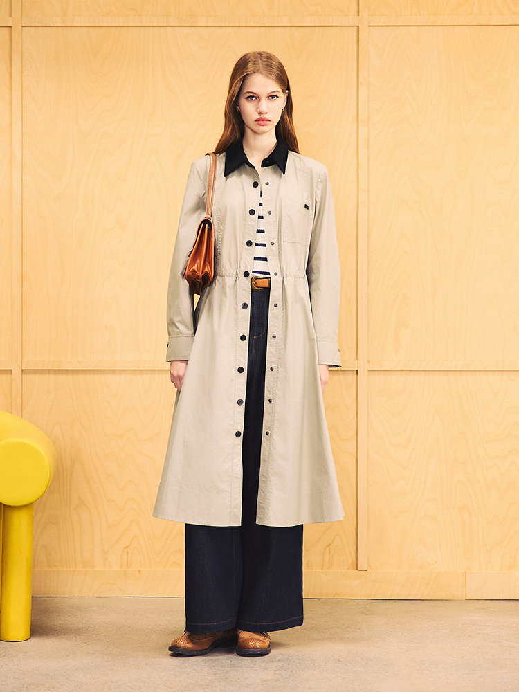 PSALTER诗篇 2026春季新款时尚长款风衣6C66107013