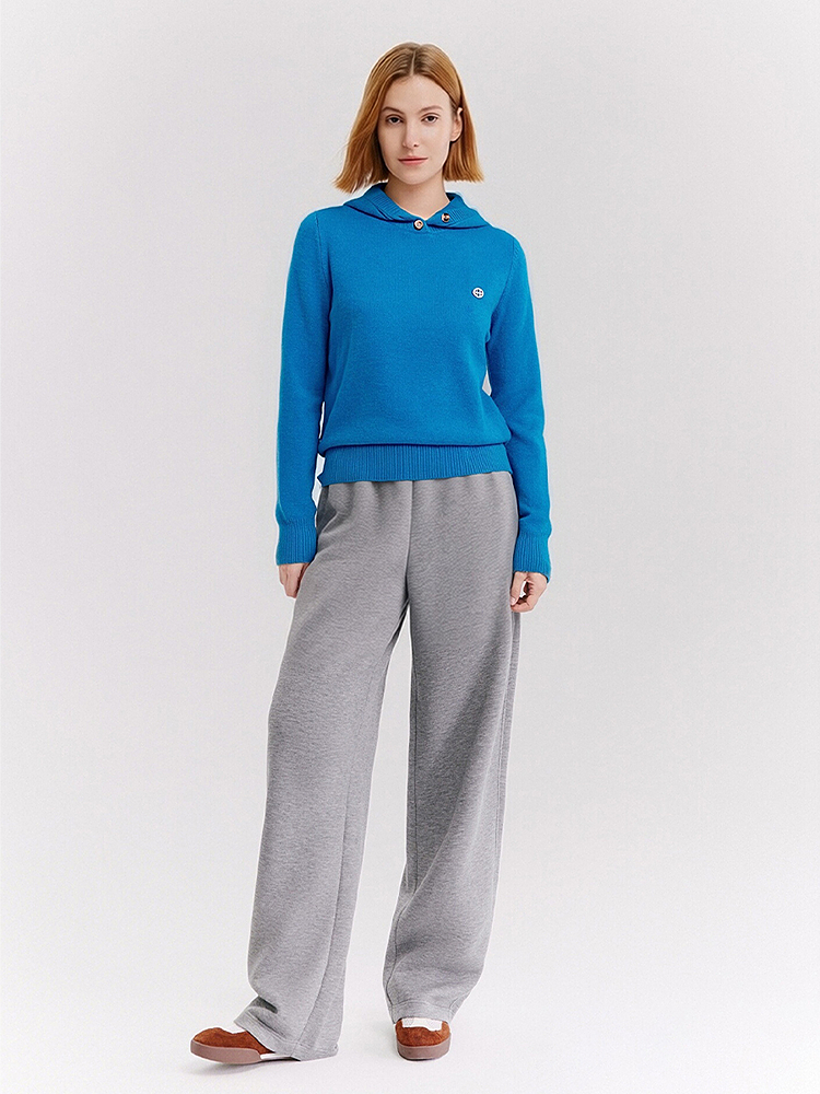 XII BASKET十二篮专选26年春季新款软糯羊毛连帽针织衫7C66106270