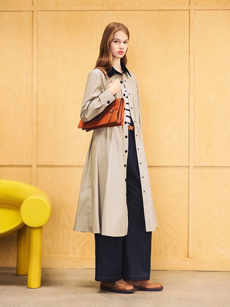 PSALTER诗篇 2026春季新款时尚长款风衣6C66107013