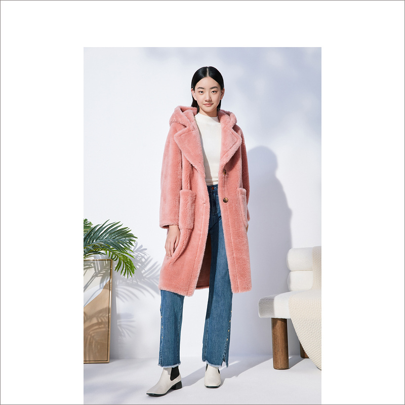 羊剪毛大衣LC62580910
