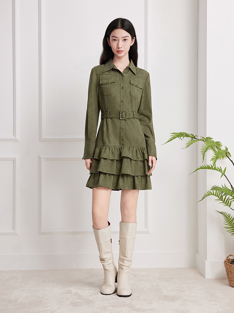 Goodland美地2025冬季新款连衣裙LC36105360