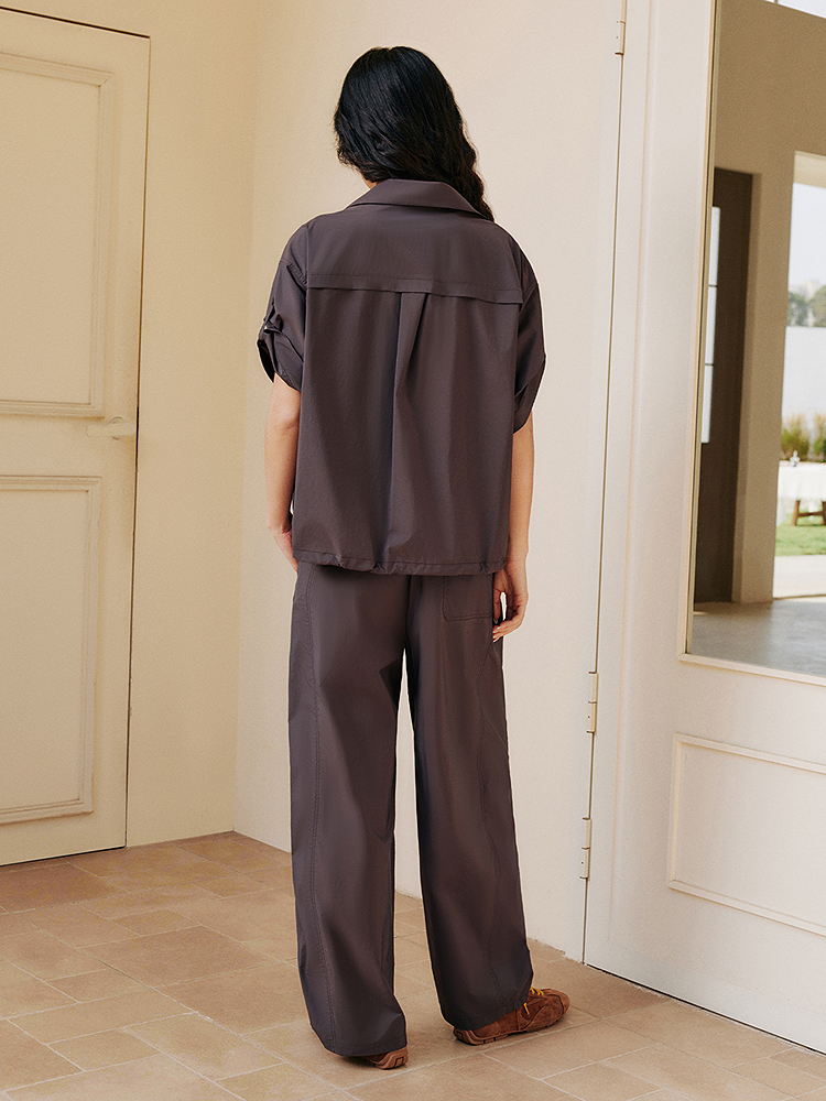 XII BASKET十二篮26夏新款户外拉链休闲百搭短袖工装外套7C36210540