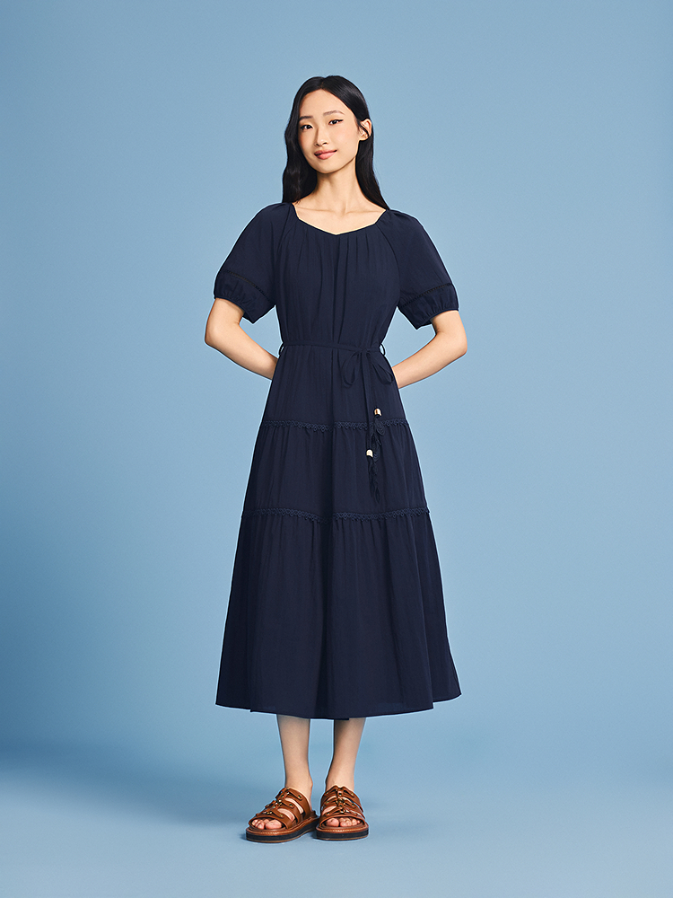 PSALTER诗篇 2026夏季新款气质法式修身连衣裙6C66205313