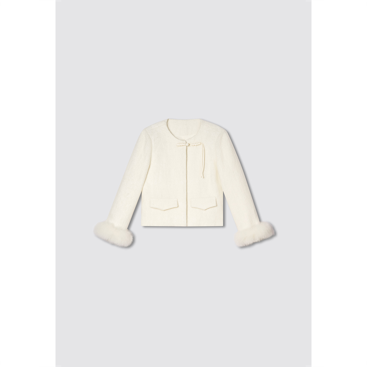SALT.P可颜 2025冬季新款新中式摩登小香风鹅绒服外套AC35510270