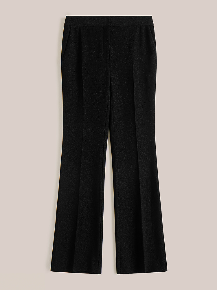 OBBLIGATO奥丽嘉朵2026夏季新款复古微喇商务通勤长裤西裤1C36220180