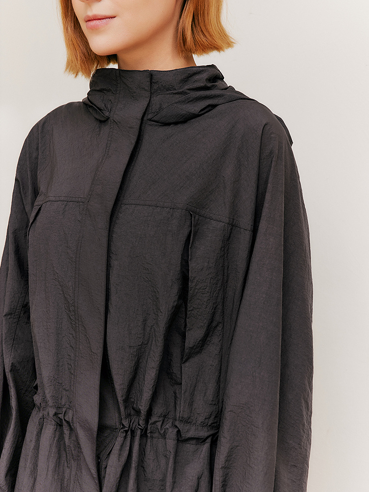XII BASKET十二篮26春新款连帽立领轻量化松弛随性户外勤长款风衣外套7C36107570