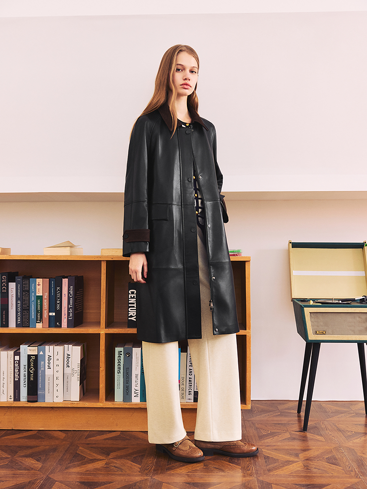 PSALTER诗篇 2026春季新款时尚长皮衣6C66109153