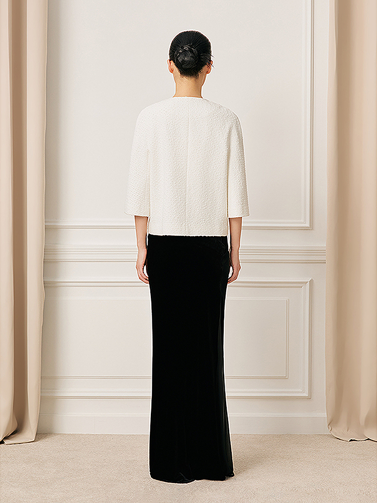 Song of Song歌中歌2026春季雅韵禅意花纱别致肌理设计感外套5C36110490