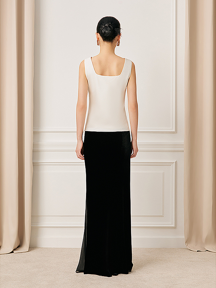 Song of Song歌中歌2026夏季新品桑蚕丝精致收腰背心5C36204020