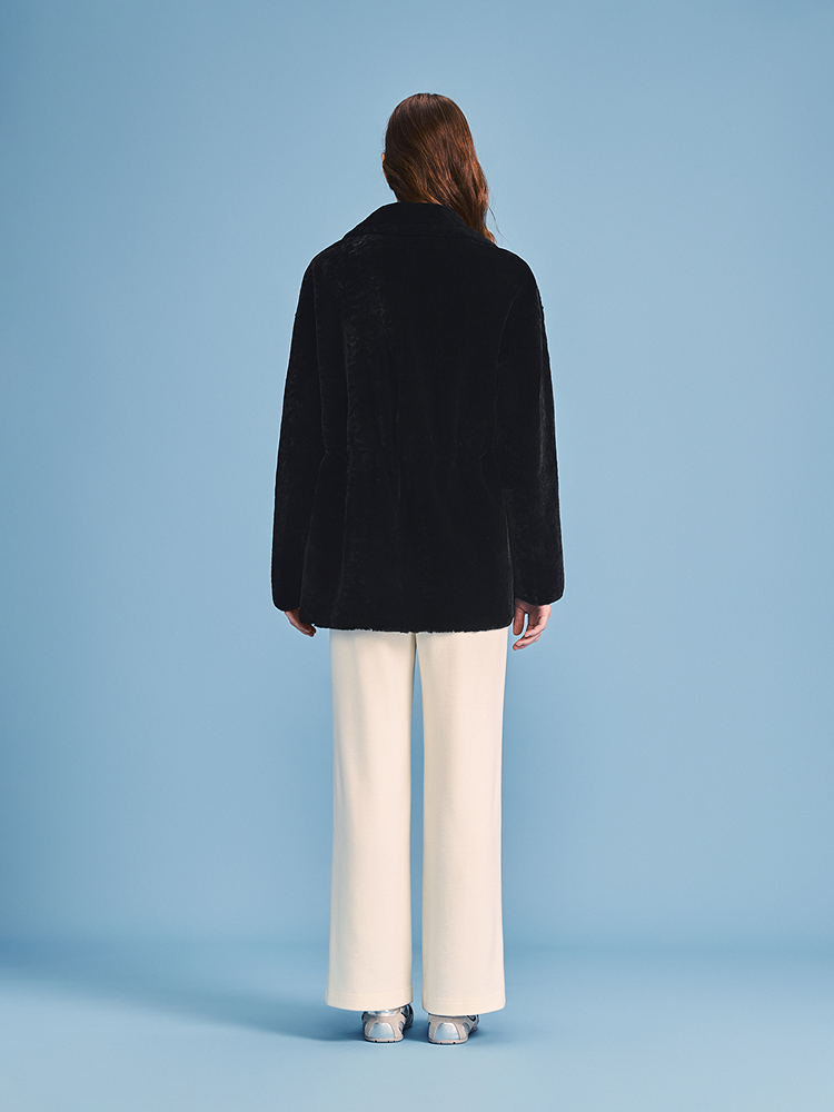 PSALTER诗篇 2026春季新款奢华真皮毛一体皮草外套6C66109213