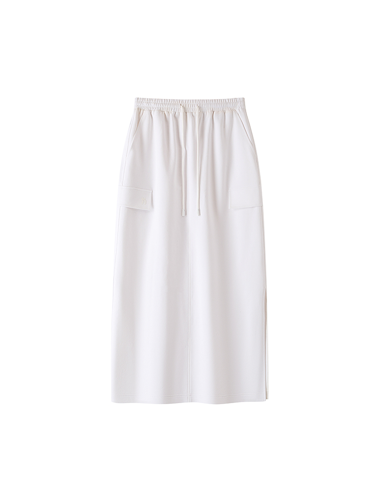 XII BASKET十二篮26夏新款运动风户外休闲松弛百搭松紧腰直筒半身裙7C36250060