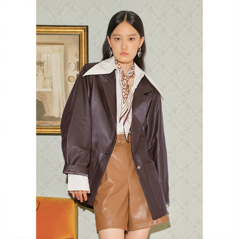 【一口价】 P.salt诗篇可颜2022年冬季新款时髦大气皮衣AC52509710