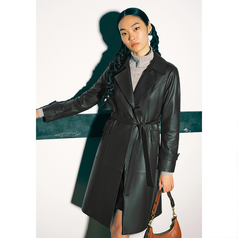 【一口价】PSALTER诗篇 2023年春季新款率性优雅皮衣6C63109003