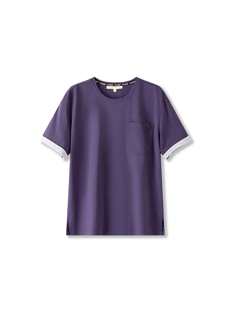 XII BASKET十二篮26夏新款松弛感通勤口袋时尚百搭慵懒T恤7C36260140