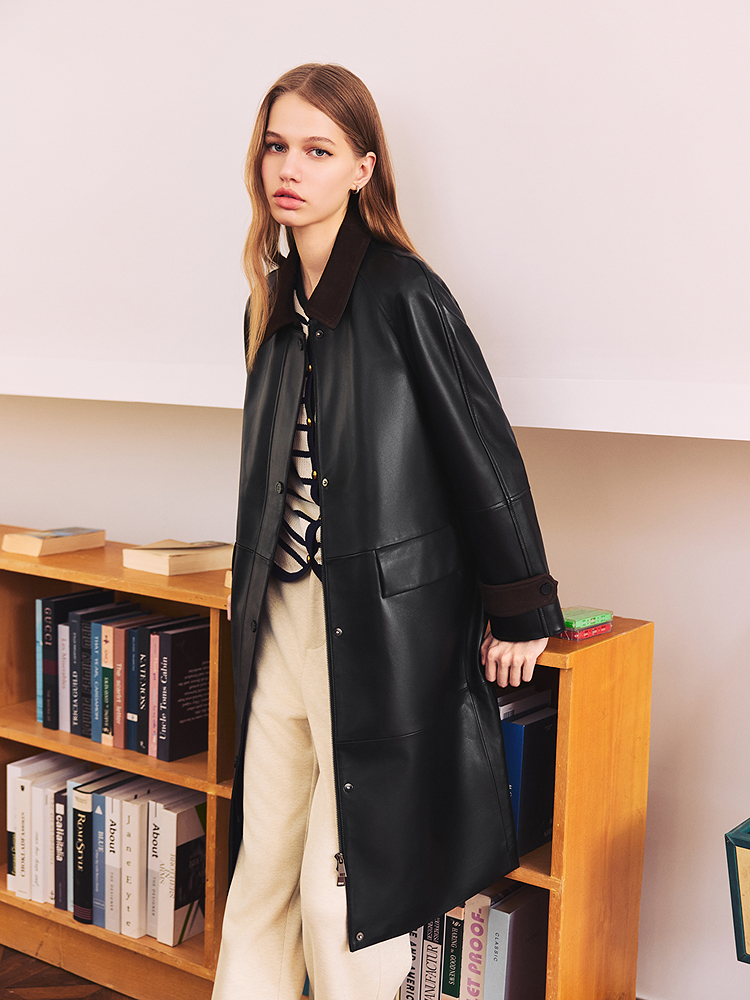 PSALTER诗篇 2026春季新款时尚长皮衣6C66109153