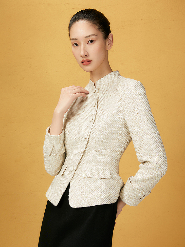 Song of Song歌中歌2025冬季新品意大利进口面料优雅连衣裙5C35505610