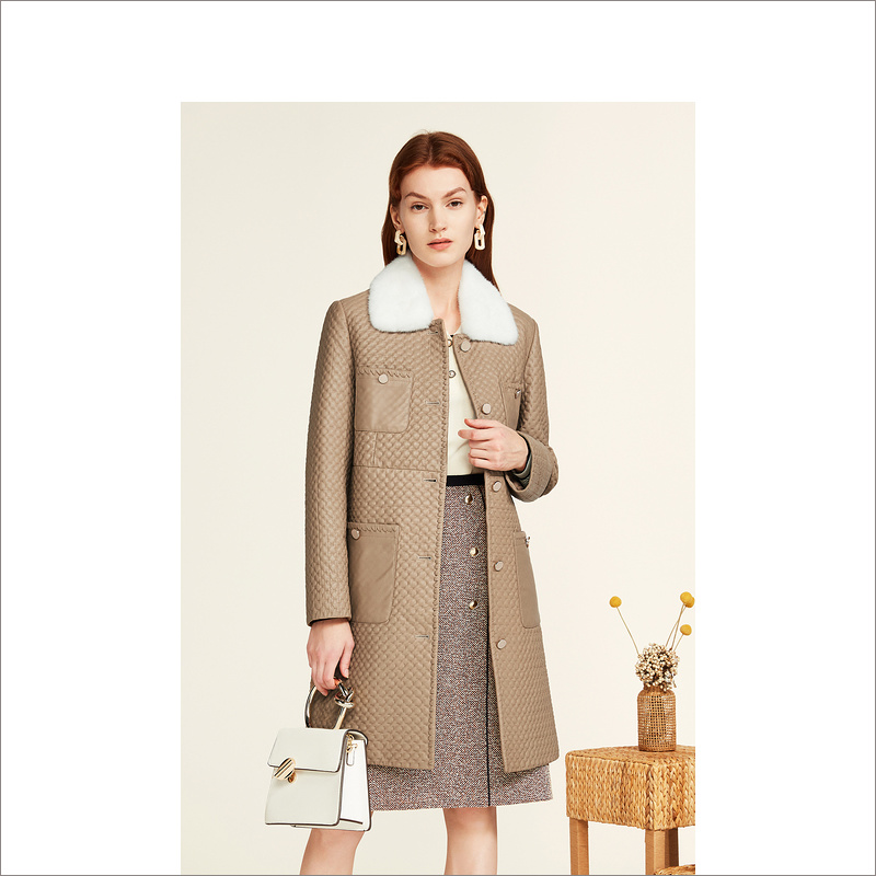 【一口价】YINER音儿2022冬季新款时尚气质皮衣8C62509466