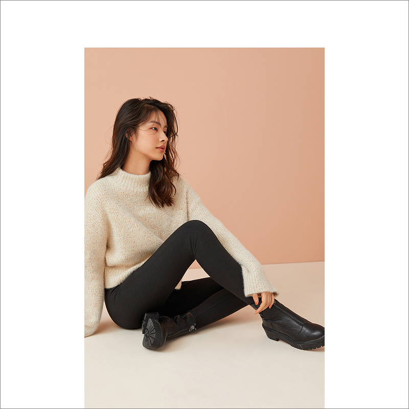 YINER LIFE 升级款黑科技女德绒纤维蚕丝加厚460g可外穿保暖裤 8J52513010