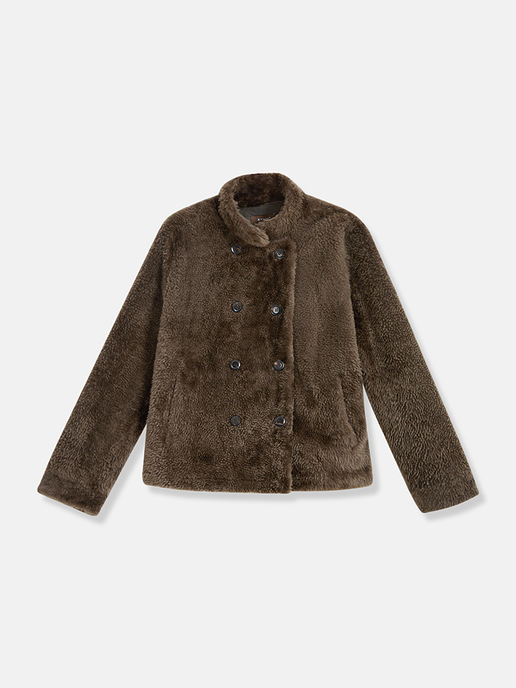 YINER音儿专选2026春季新款真皮皮草8C66110236