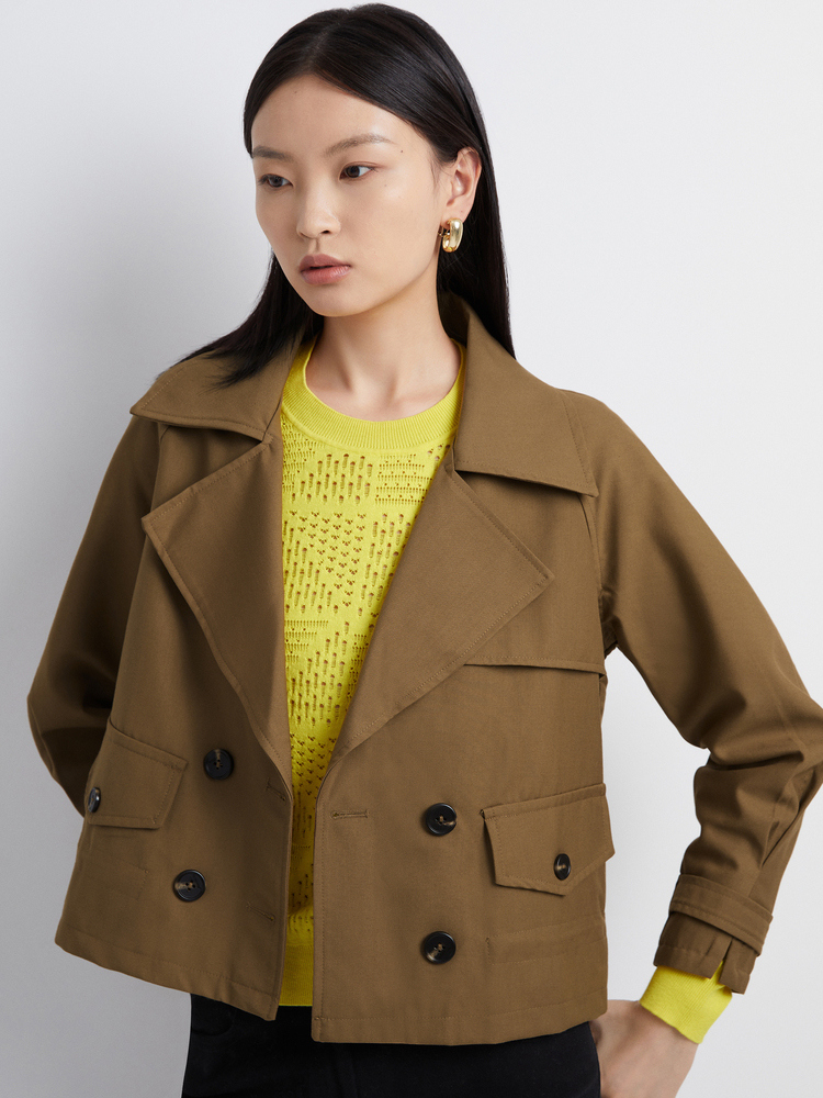 【转渠道下架】INSUN恩裳秋季时尚风衣9C62307018