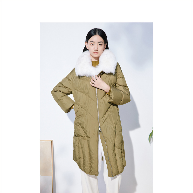 【发现板块】【预售12.21日36-44码】【一口价】音儿美地2022年冬季新款狐狸毛领羽绒服LC62508830