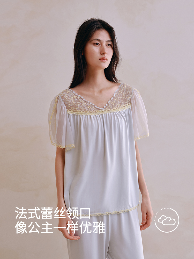 80S莫代尔蕾丝家居套装8J54205090