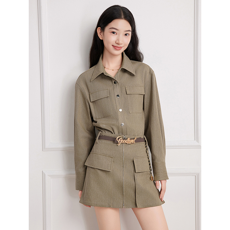 Goodland美地2025冬季新款连衣裙LC35505060