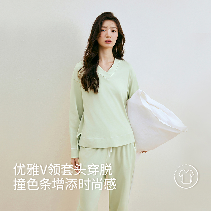 超柔长绒棉家居套装8J34305020