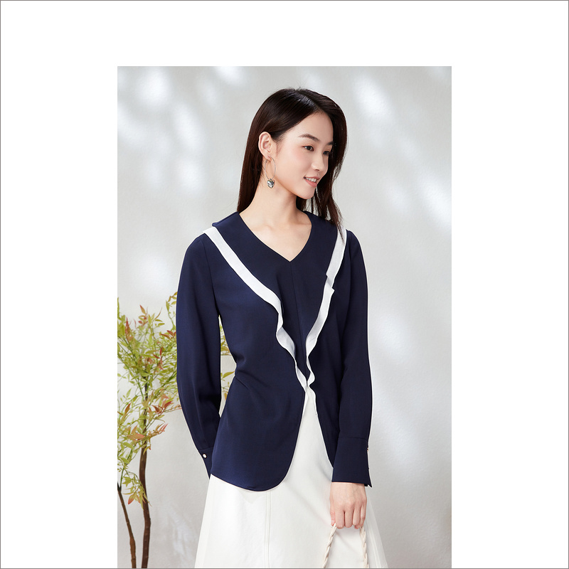 【12.31日发货36-44码预售均已上】音儿美地女装2023春季新款雪纺衫LC63170320